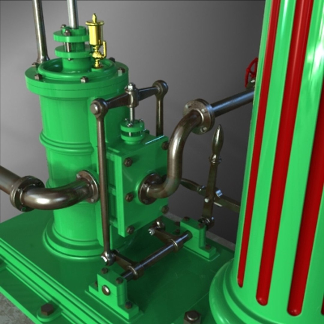 Column Beam Steam Engineer 3d Model