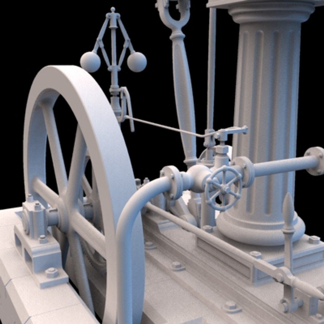 Column Beam Steam Engineer 3d Model