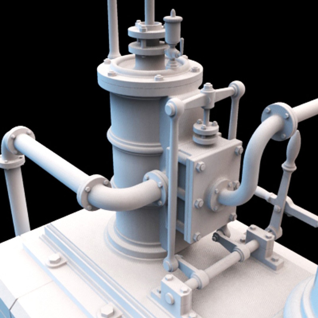 Column Beam Steam Engineer 3d Model