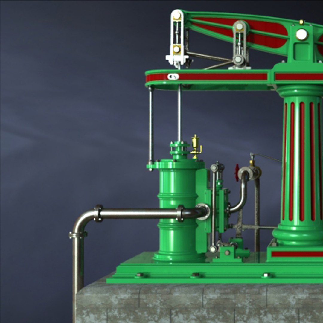 Column Beam Steam Engineer 3d Model