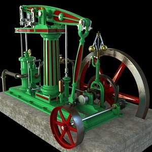 column beam steam engineer 3d model