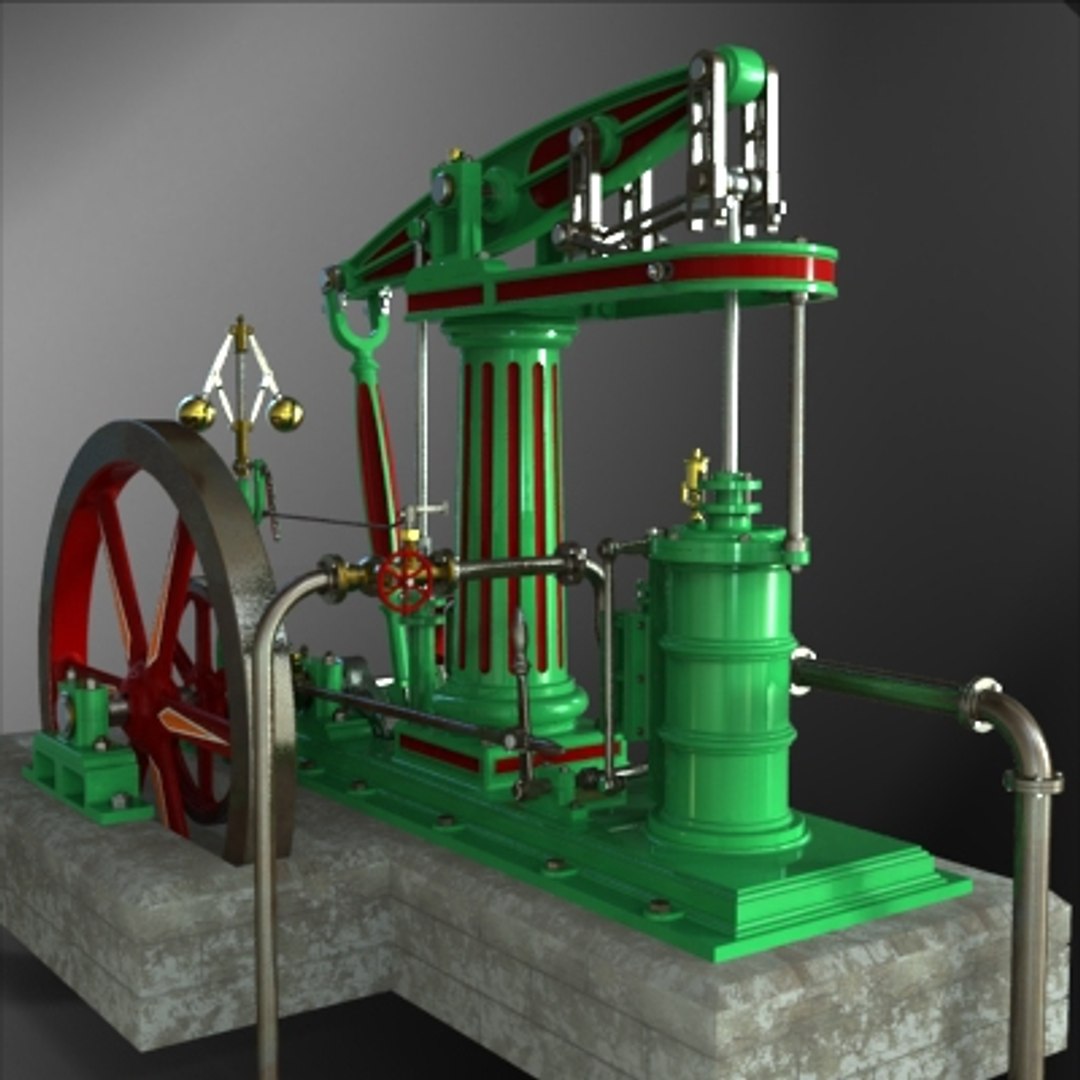 Column Beam Steam Engineer 3d Model