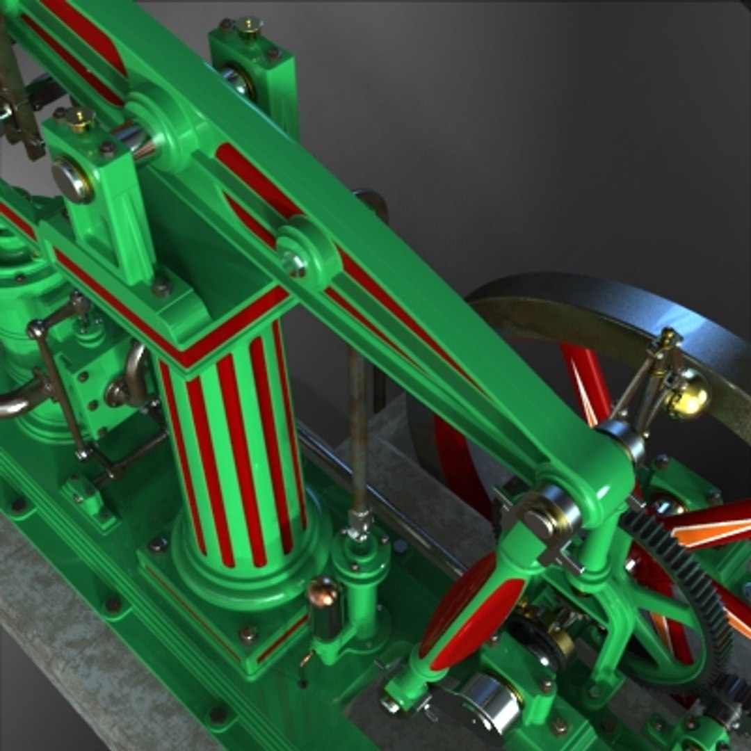 Column Beam Steam Engineer 3d Model
