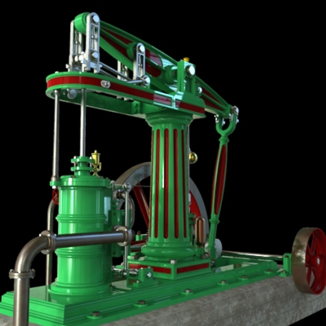 Column Beam Steam Engineer 3d Model