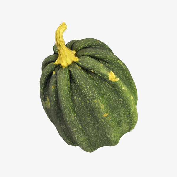 3D model Mogango Winter Squash - Real-Time 3D Scanned