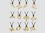 3d model zodiac pendants