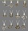 3d model zodiac pendants