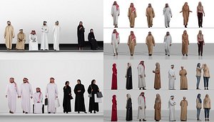 Arab Character - Man and Woman Bundle
