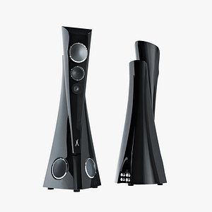 The speaker system 3D model