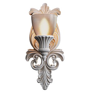 Wall gypsum lamp 04 model