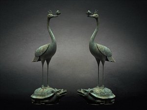 turtle lantern ancient cultural 3D model