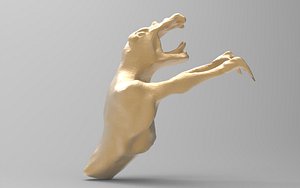 3D Upper body of the monster model