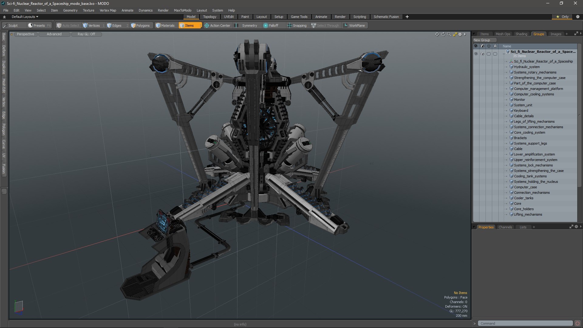 Sci-fi Nuclear Reactor of a Spaceship 3D https://p.turbosquid.com/ts-thumb/iV/9A6dGa/gu/scifinuclearreactorofaspaceshipc4dmodel028/jpg/1714753175/1920x1080/fit_q87/e2f5ea1872c5e175f451bb1b22201a4207dab4c2/scifinuclearreactorofaspaceshipc4dmodel028.jpg