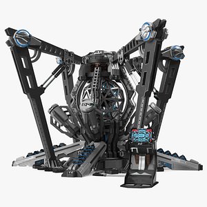 Sci-fi Nuclear Reactor of a Spaceship