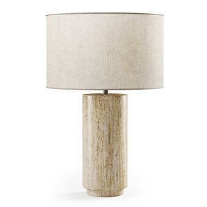 3D night table lamp model