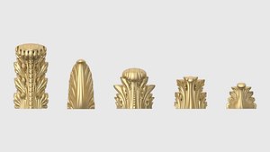 onlay moulding finishes 3D