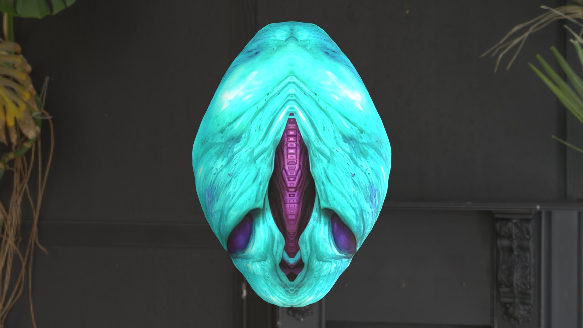 3d Blue Alien Egg 5 Turbosquid 1987703 2366