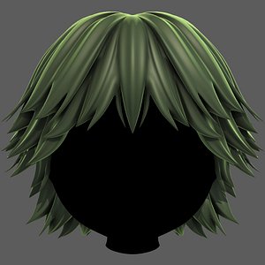 3D Hair style for boy V95 3D model