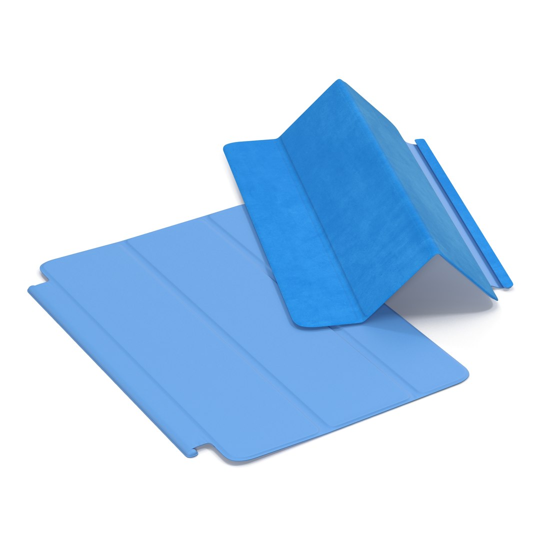 Apple Smart Cover Mini Blue 3D Model 3D model preview