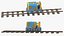 3D mining locomotive railway section model