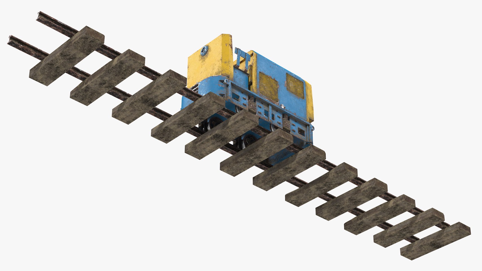 3D mining locomotive railway section model https://p.turbosquid.com/ts-thumb/iV/OnYawt/zCD1ULWV/mininglocomotiveonrailwaysectiondusty3dmodel022/jpg/1581933721/1920x1080/fit_q87/71868b8a59ef9c9b39578ba2f3626b598f07c95e/mininglocomotiveonrailwaysectiondusty3dmodel022.jpg