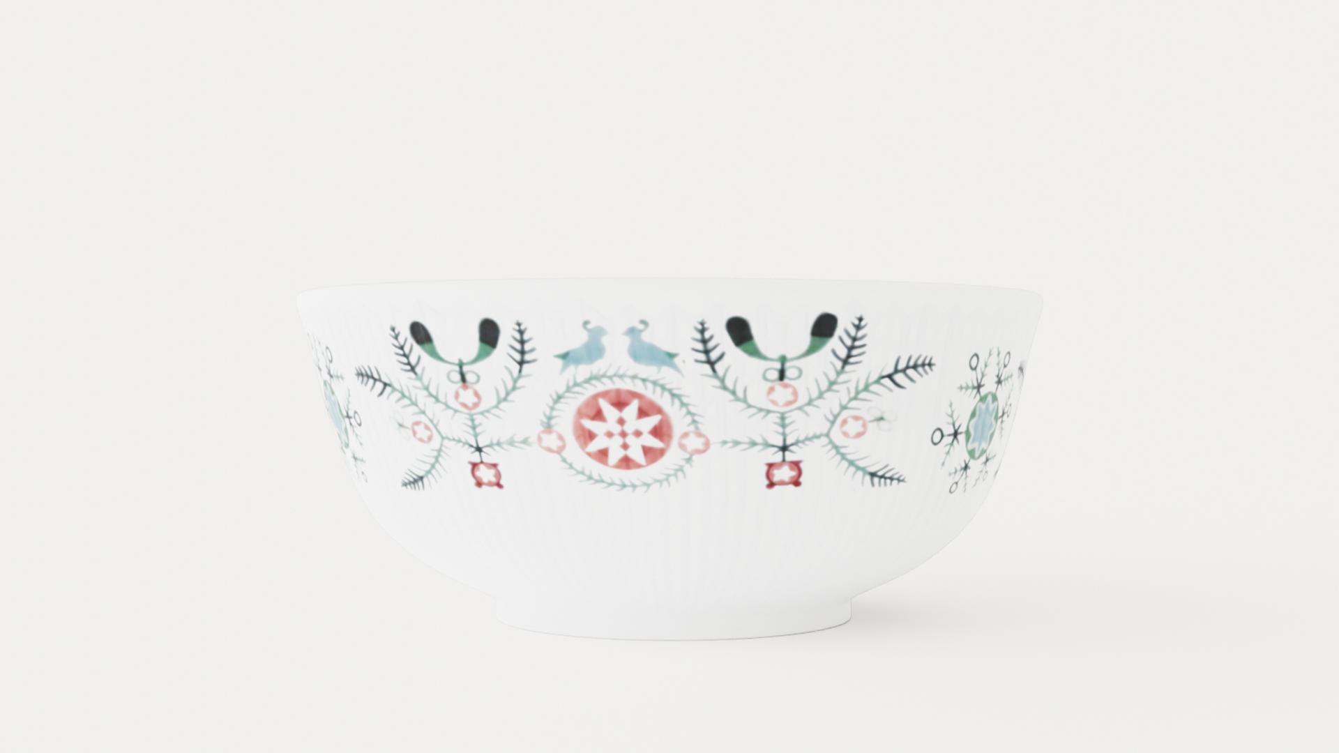 Swedish Grace Winter Serving Bowl Model - TurboSquid 2250499