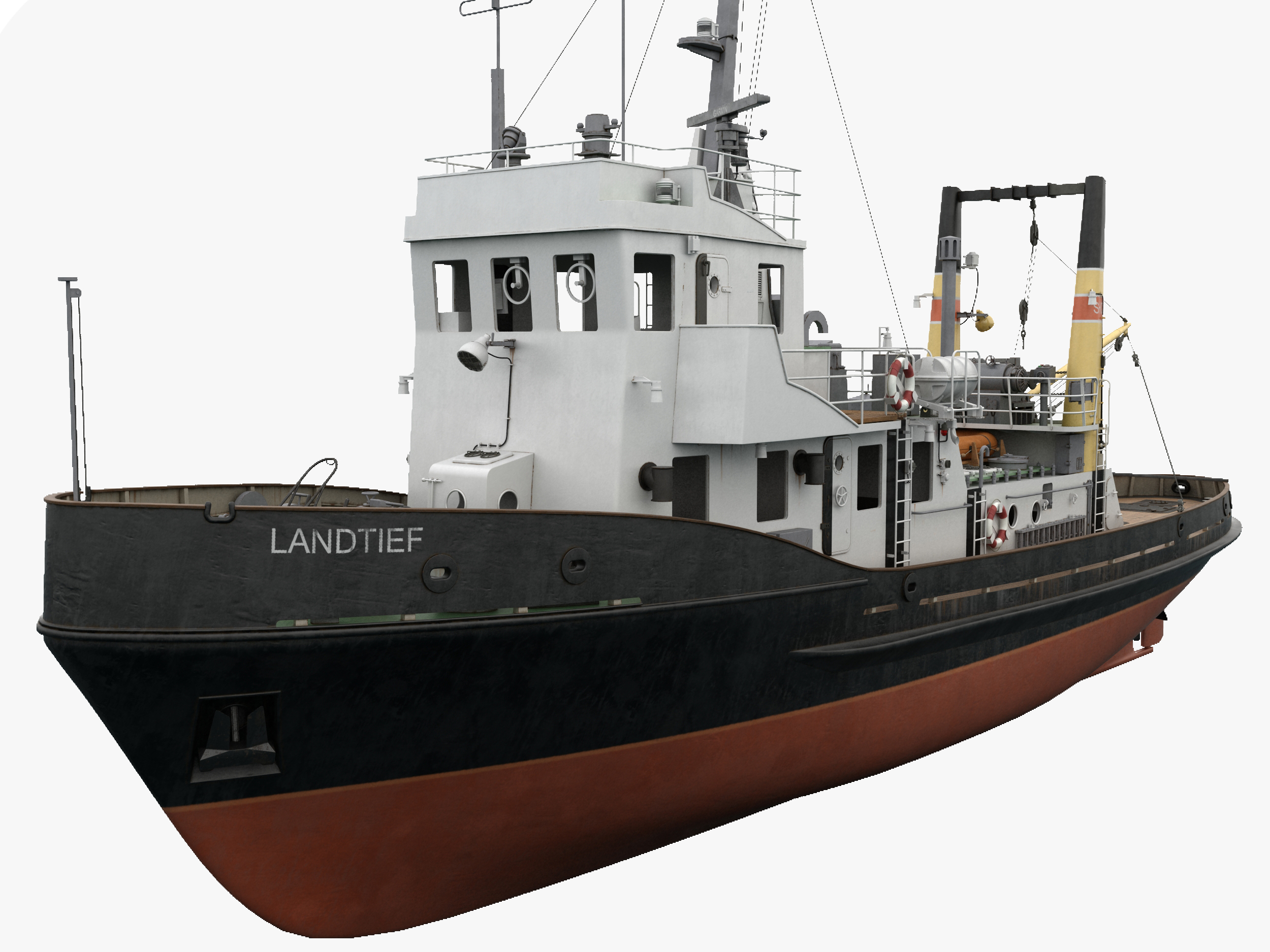 3d model boat ship