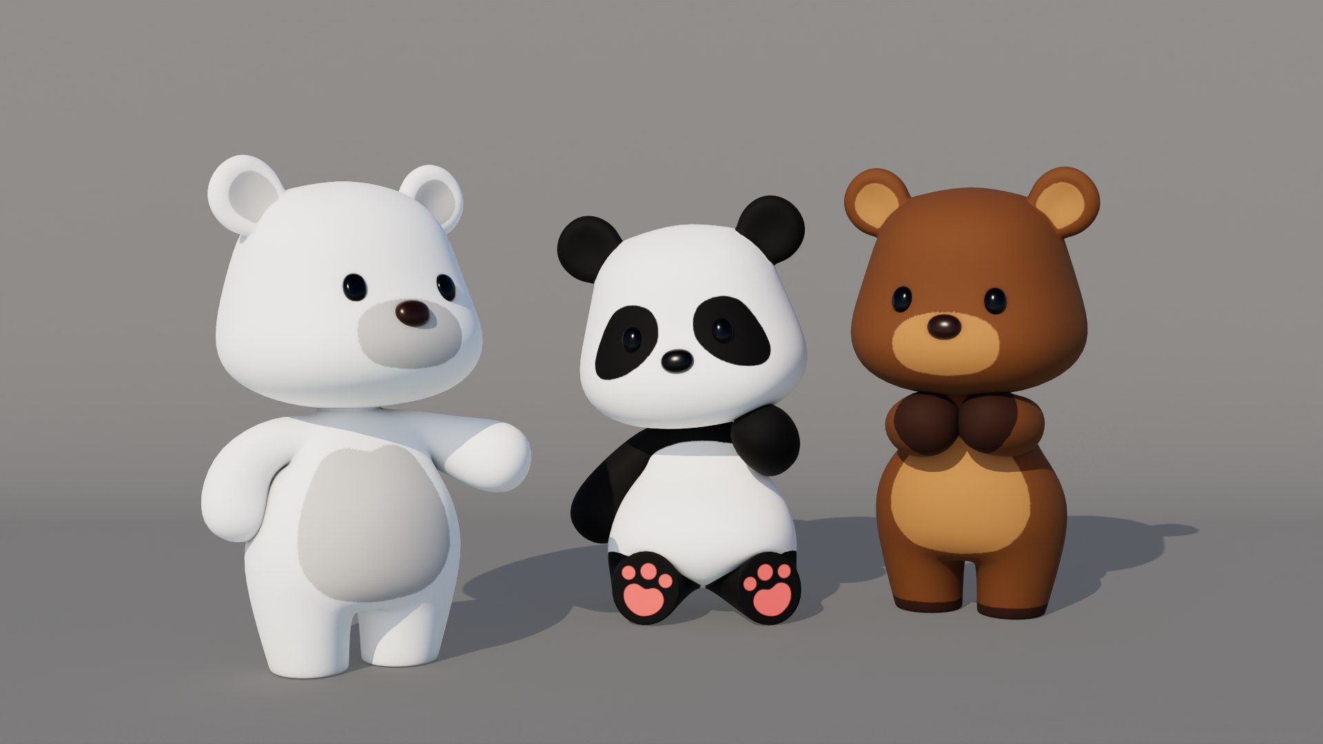 3D Rigged Cartoon Bear - TurboSquid 2202397