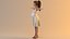 3D Low Poly Pregnant Woman