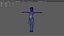 3D Low Poly Pregnant Woman