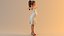 3D Low Poly Pregnant Woman