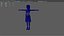 3D Low Poly Pregnant Woman