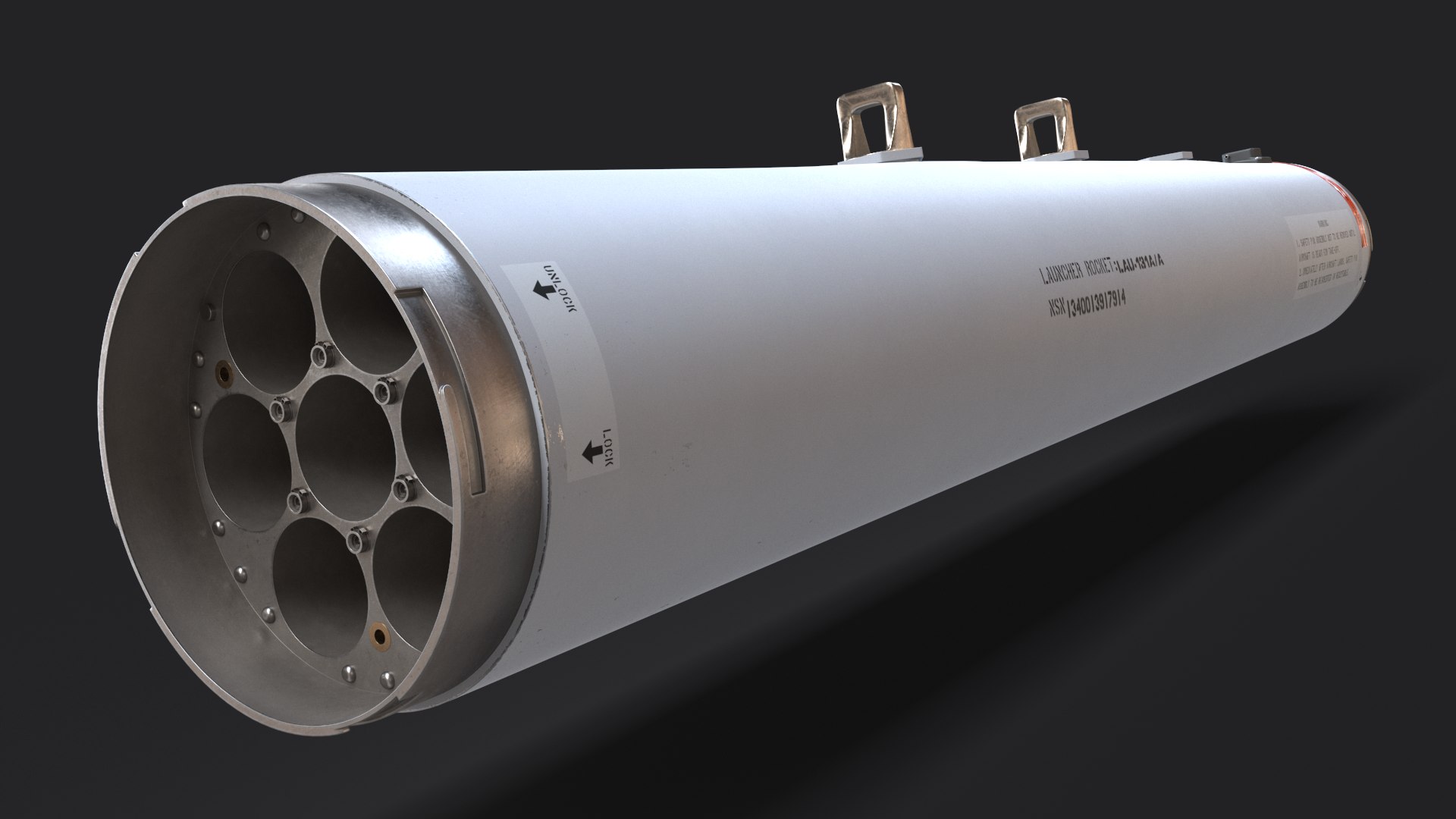 3D LAU-131 A-A Extended Length Launcher model https://p.turbosquid.com/ts-thumb/iV/TWU23E/1o/lau131_0003/png/1769541003/1920x1080/fit_q87/5a0e02921f0f0f35f62395c933c7f12c7e5f7c5c/lau131_0003.jpg