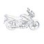 Motocicletta Hero Glamour Xtec