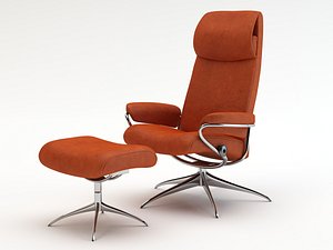 chair armchair arm 3d model