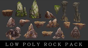 Low_Poly_Rock_Pack