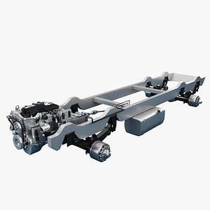 Chassis Truck With Engine with Suspension Leaf Spring