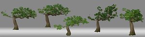 3D model apple tree
