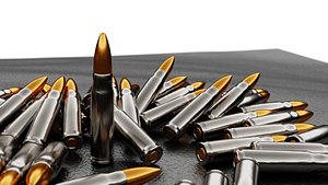 7 62x39 Bullet 3D model
