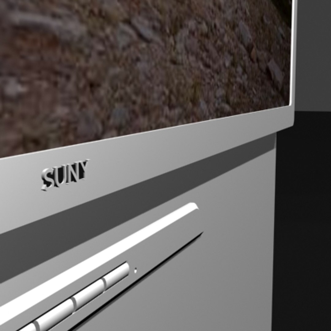 3ds Max 51 Inch Sony Television Screen