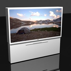3ds max 51 inch sony television screen