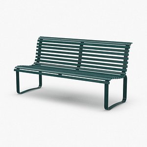 3D model city-bench-02---clean