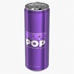 Open Sleek Soda Can 355ml V2