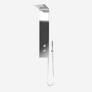 vela shower panel 3d max
