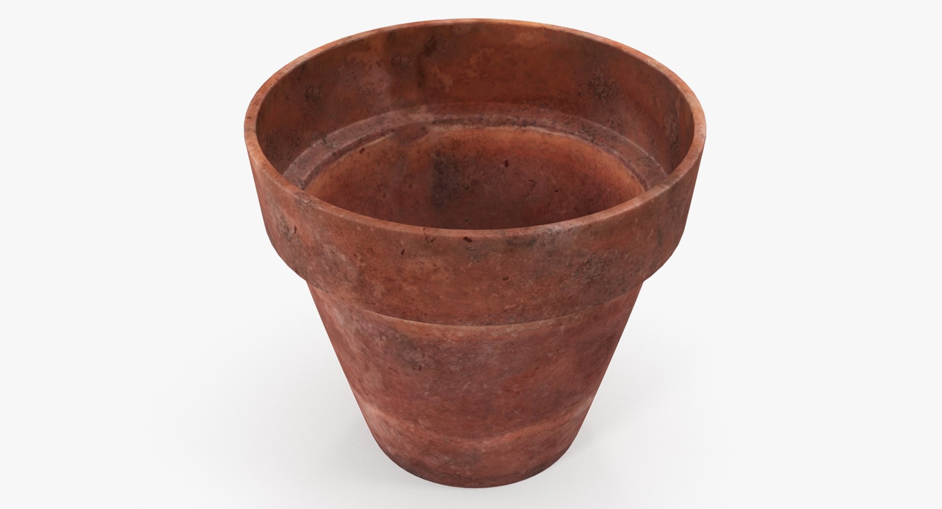 Terracotta Plant Pot 3D model preview