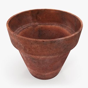 terracotta plant pot 3D