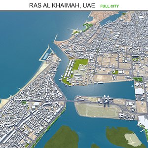 3D city area building