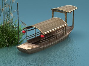 3D Boat 08 model