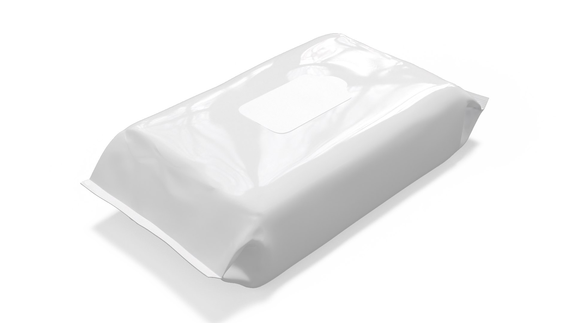 Wet Wipes in a Large Pack 3D model preview