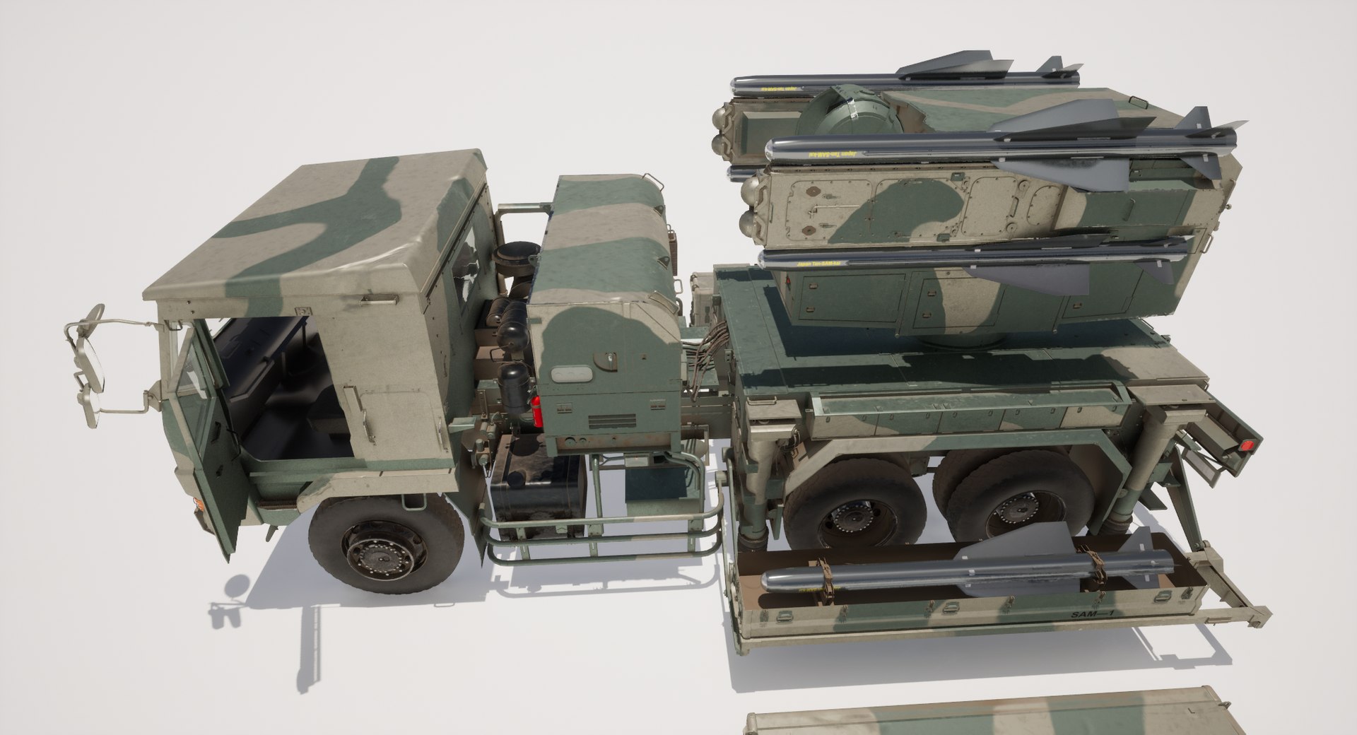 3D Rigged Type 11 Tan-SAM Kai System model https://p.turbosquid.com/ts-thumb/iV/u3smoL/iG/highresscreenshot00000/png/1756366399/1920x1080/fit_q87/6650e24cd619a58834a7e4b11edc1e5537ece08c/highresscreenshot00000.jpg